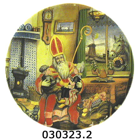 Sinterklaas plate