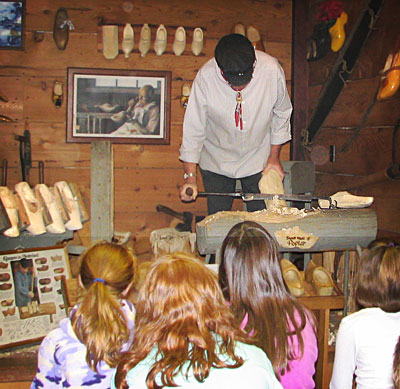 girl scout wood shoe 