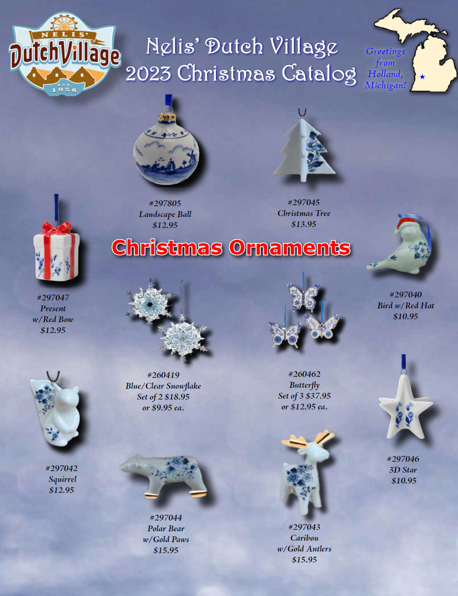 Dutch Village Christmas catalog