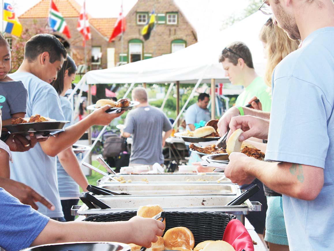 Nelis Dutch Village Food for large corporate picnics