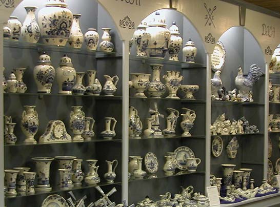 Largest Showroom of Delftware in the US at Dutch Village, Holland MI
