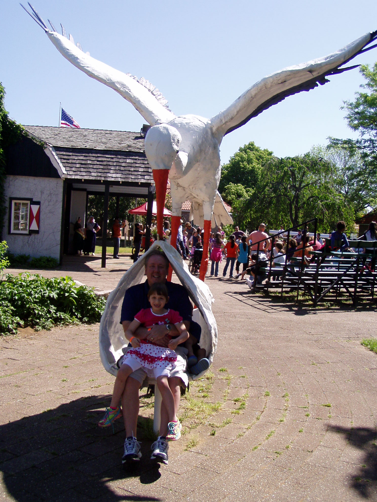 2014 Stork Scuplture at Dutch Village.